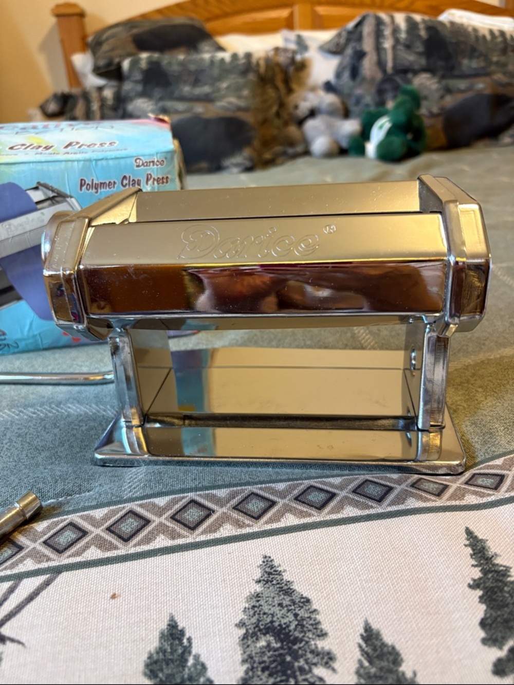 Darice Chrome Metal Clay & Pasta Roller